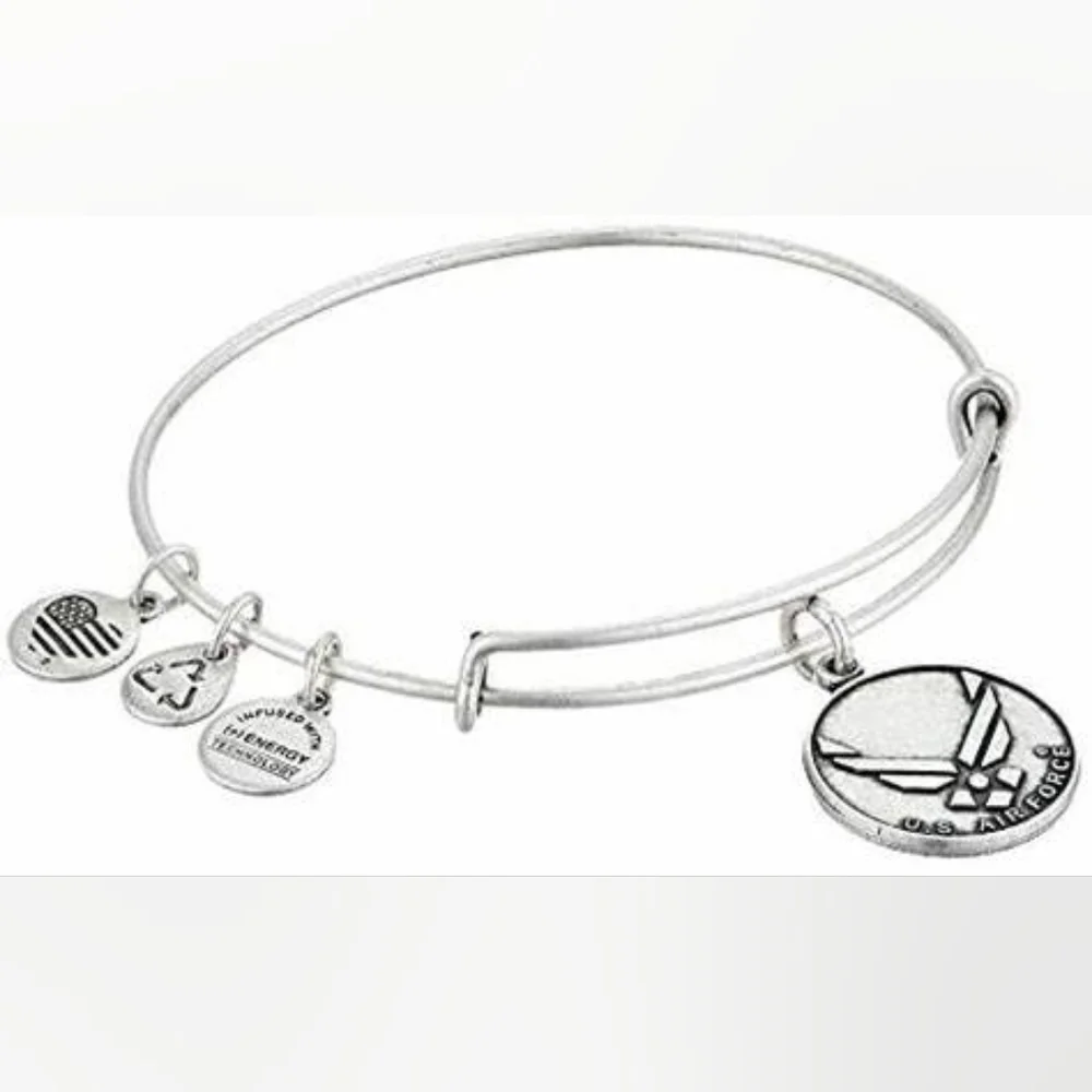 NWT, Bundle of 2 Alex and Ani Air U.S. Air Force Bracelet - Picture 10 of 12